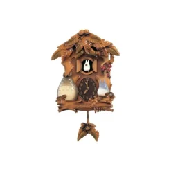 Maison Ghibli Cuckoo Clock Wooden Leaves - My Neighbor Totoro Discount