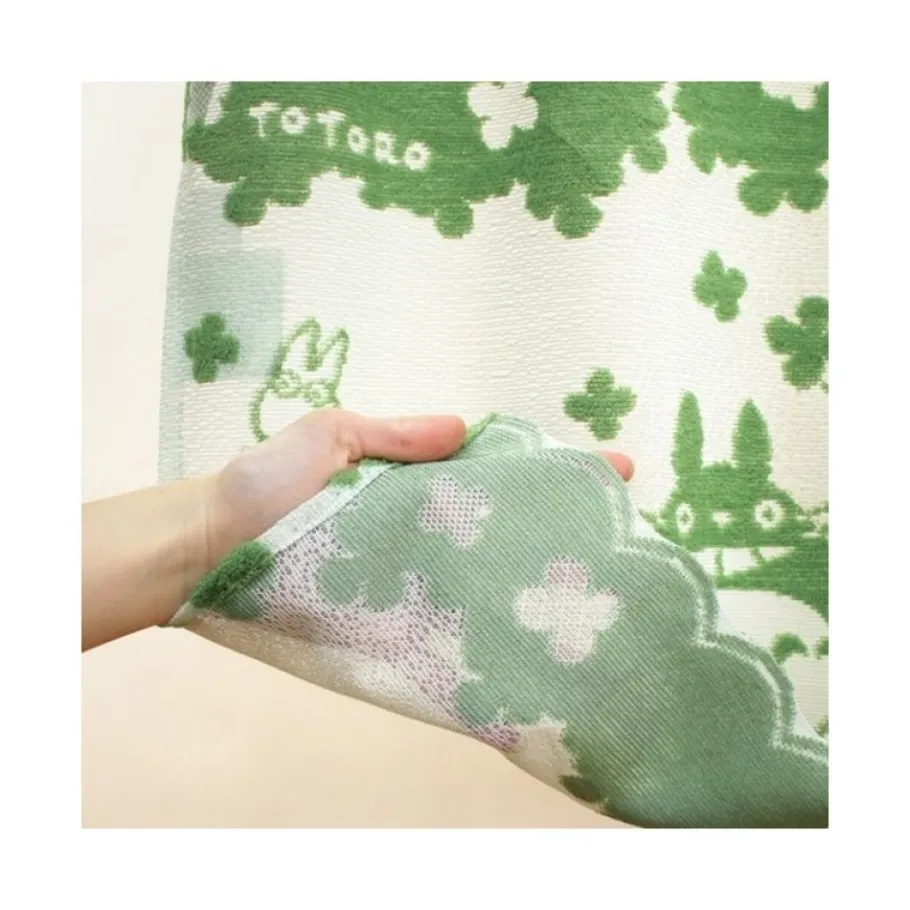 Maison Ghibli Curtains Totoro Clovers - My Neighbor Totoro Hot