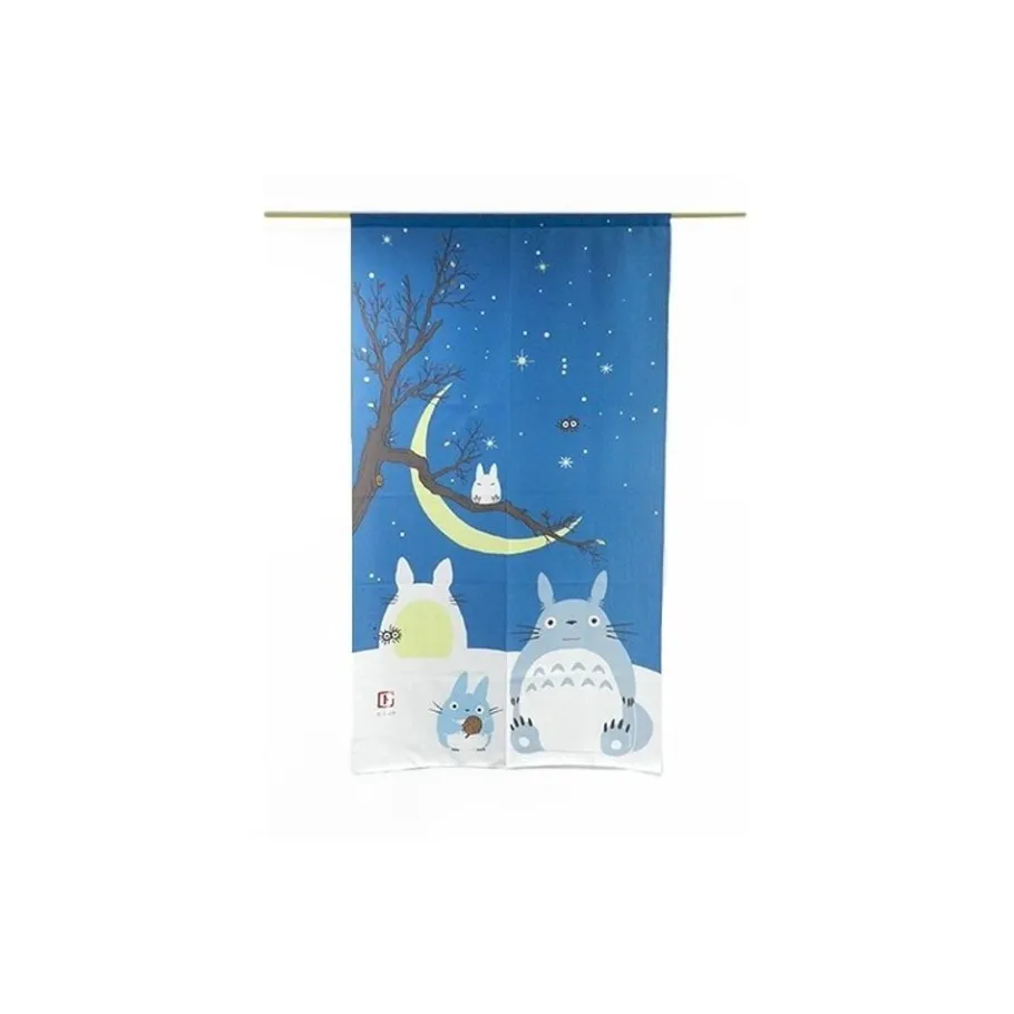 Maison Ghibli Curtains Totoro Winter Sky - My Neighbor Totoro Discount