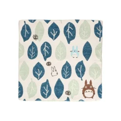 Maison Ghibli Cushion Big Totoro Blue & Green Leaves 45X45 Cm - My Neighbour Totoro Discount