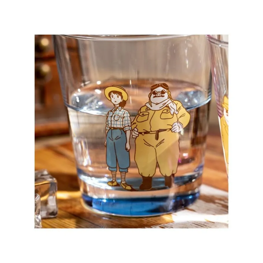 Maison Ghibli Decorated Glass Marco & Fio - Porco Rosso Sale