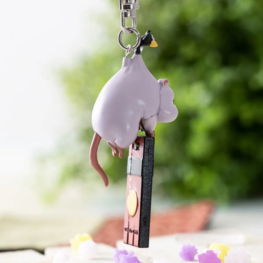 Maison Ghibli 3D Keychains Boh Mouse And Bird - Spirited Away Best
