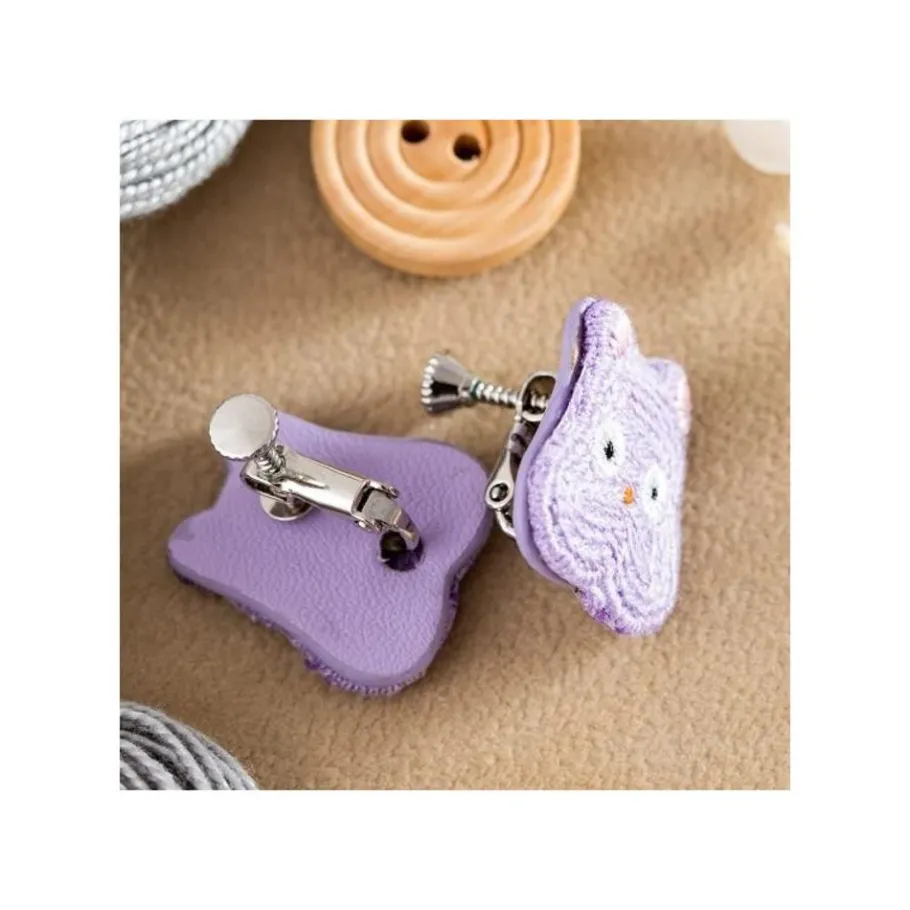 Maison Ghibli Earrings Embroidery Serie Boh Mouse - Sprited Away Discount