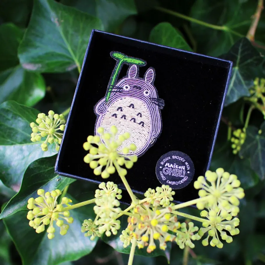 Maison Ghibli Embroidered Jewel Brooch Big Totoro - My Neighbor Totoro Discount