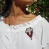 Maison Ghibli Embroidered Jewel Brooch Great Forest Spirit - Princess Mononoke Discount