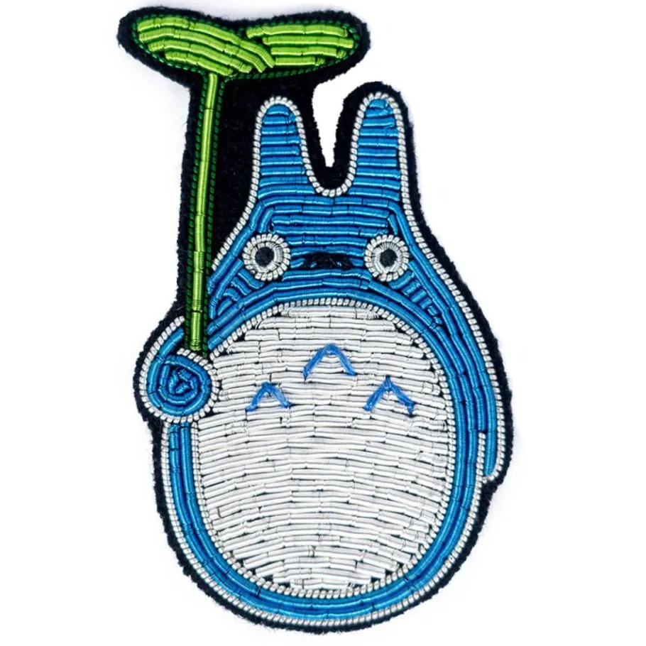 Maison Ghibli Embroidered Jewel Brooch Medium Totoro - My Neighbor Totoro Outlet