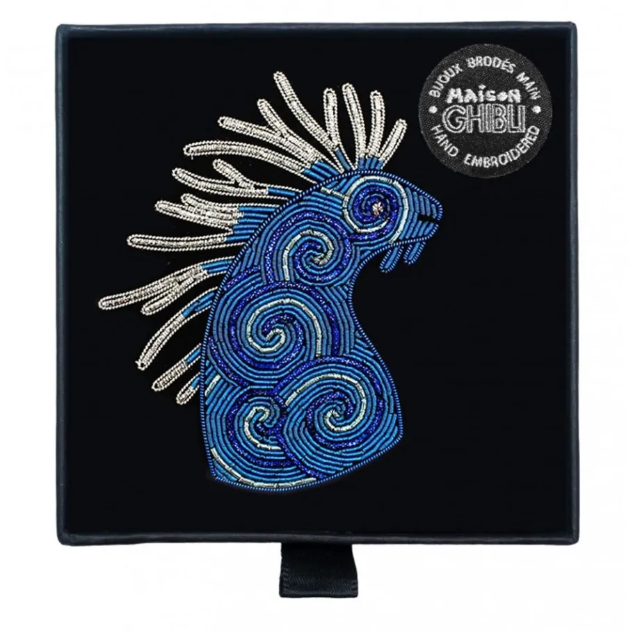 Maison Ghibli Embroidered Jewel Brooch Night Walker - Princess Mononoke Online