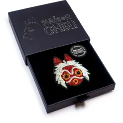 Maison Ghibli Embroidered Jewel Brooch San'S Mask - Princess Mononoke New