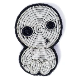 Maison Ghibli Embroidered Jewel Brooch Seated Kodama - Princess Mononoke Clearance