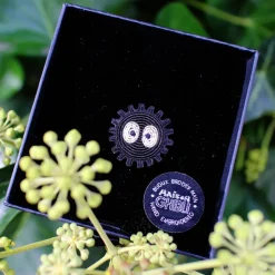 Maison Ghibli Embroidered Jewel Brooch Soot Sprite - My Neighbor Totoro New
