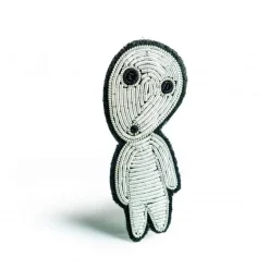 Maison Ghibli Embroidered Jewel Brooch Walking Kodama - Princess Mononoke New