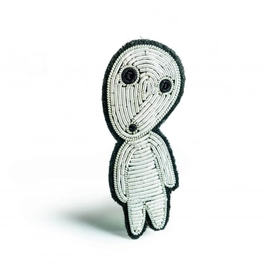 Maison Ghibli Embroidered Jewel Brooch Walking Kodama - Princess Mononoke New
