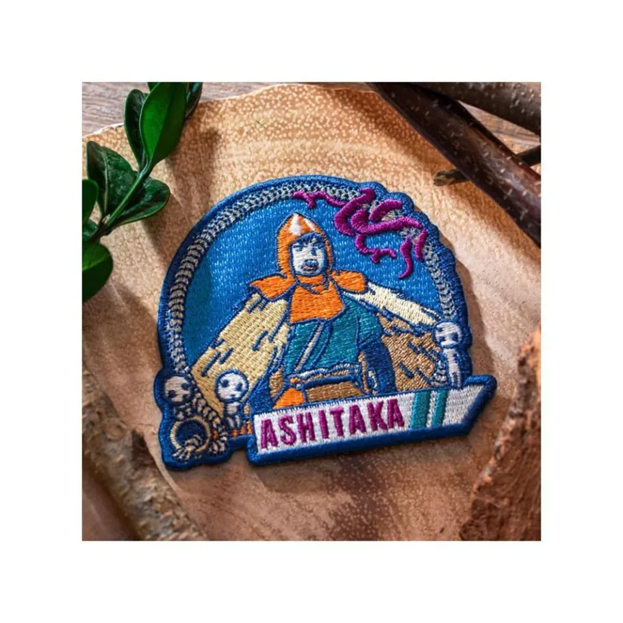 Maison Ghibli Embroidery Badge Sticker Ashitaka - Princess Mononoke