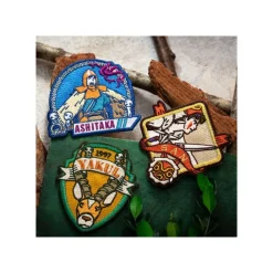 Maison Ghibli Embroidery Badge Sticker San - Princess Mononoke Best