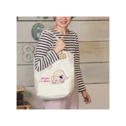 Maison Ghibli Embroidery Canvas Tote Bag The Path Of Twos - Whisper Of The Heart Outlet