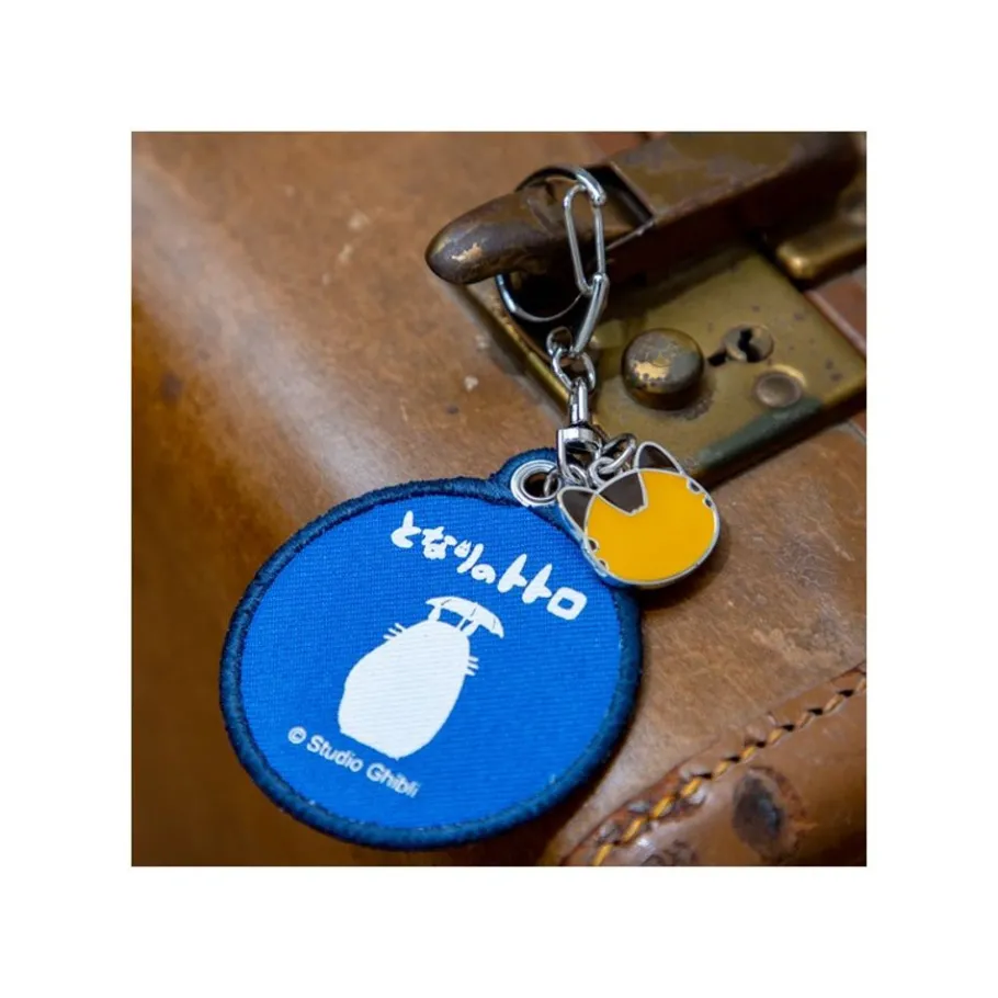 Maison Ghibli Embroidery Keychain Bus Stop - My Neighbor Totoro New