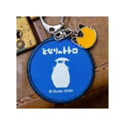 Maison Ghibli Embroidery Keychain Bus Stop - My Neighbor Totoro New