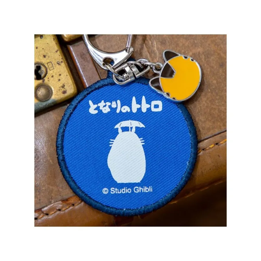 Maison Ghibli Embroidery Keychain Bus Stop - My Neighbor Totoro New