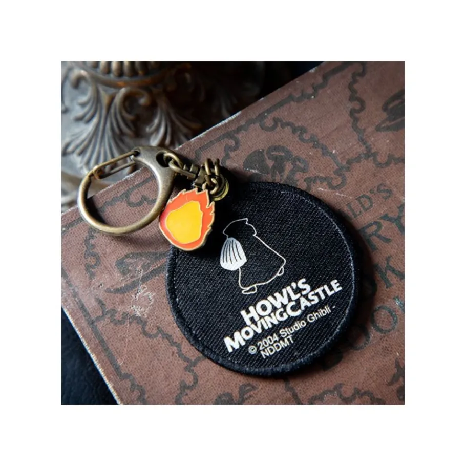 Maison Ghibli Embroidery Keychain Magic Colour Disc - Howl'S Moving Castle