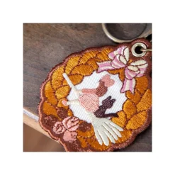 Maison Ghibli Embroidery Keychain Wreath Of Bread - Kiki'S Delivery Service Outlet