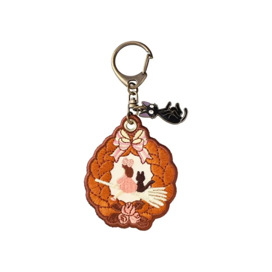 Maison Ghibli Embroidery Keychain Wreath Of Bread - Kiki'S Delivery Service Outlet