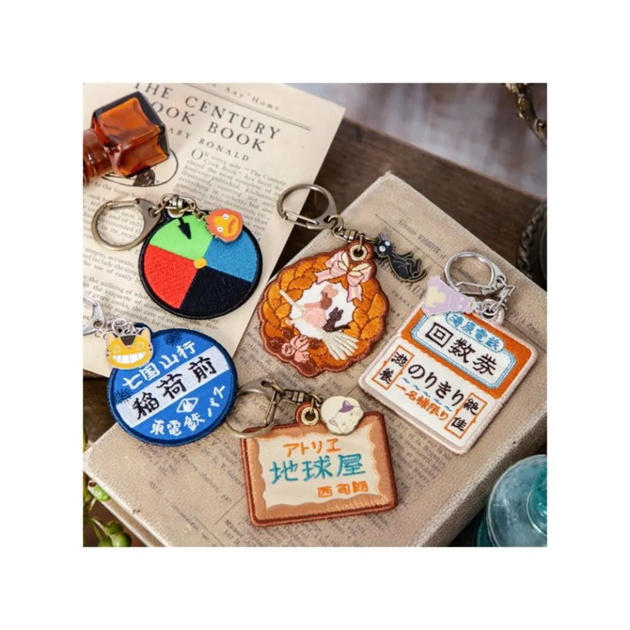 Maison Ghibli Embroidery Keychain Wreath Of Bread - Kiki'S Delivery Service Outlet