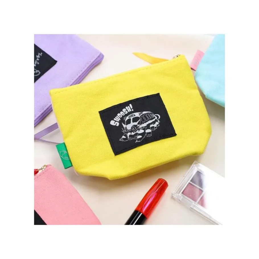 Maison Ghibli Embroidery Pouch Big And Medium Totoro - My Neighbor Totoro Hot