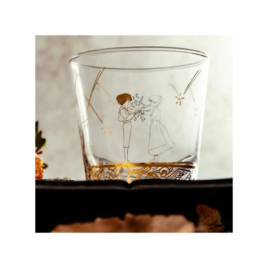 Maison Ghibli Engraved Glass Howl & Sophie - Howl'S Moving Castle Discount