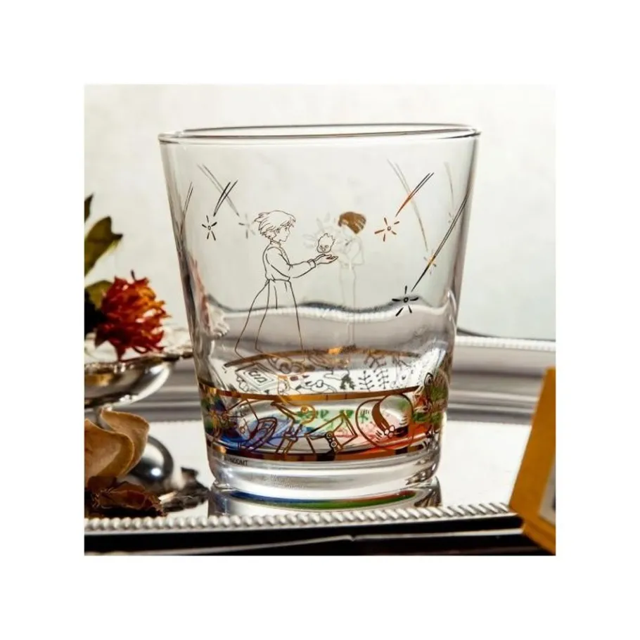 Maison Ghibli Engraved Glass Howl & Sophie - Howl'S Moving Castle Discount