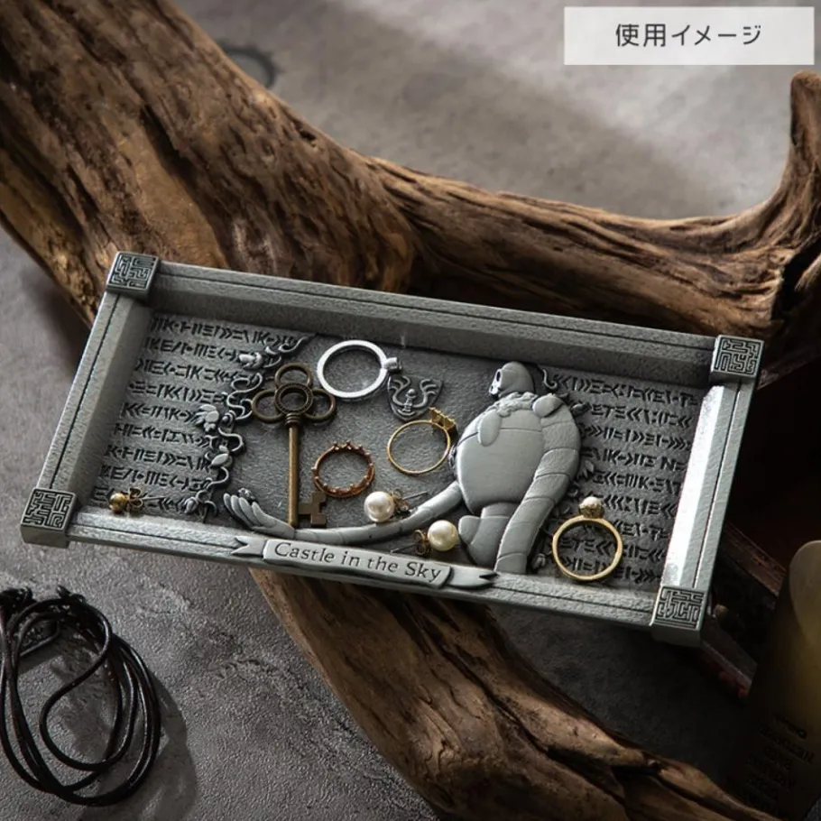 Maison Ghibli Engraved Tray Robot Soldier - Castle In The Sky Sale