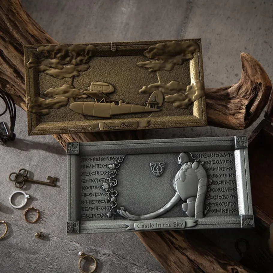 Maison Ghibli Engraved Tray Robot Soldier - Castle In The Sky Sale