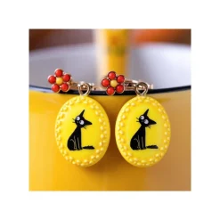Maison Ghibli Fancy Yellow Earrings With Clips Jiji - Kiki'S Delivery Service Outlet