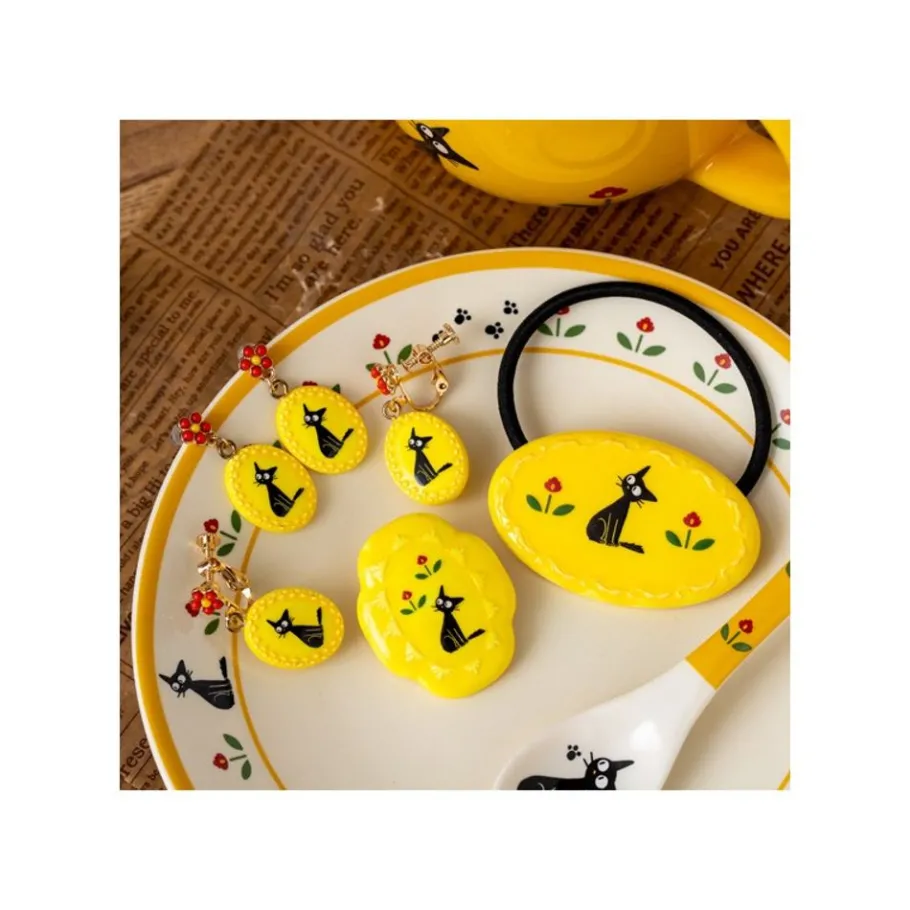 Maison Ghibli Fancy Yellow Earrings With Clips Jiji - Kiki'S Delivery Service Outlet