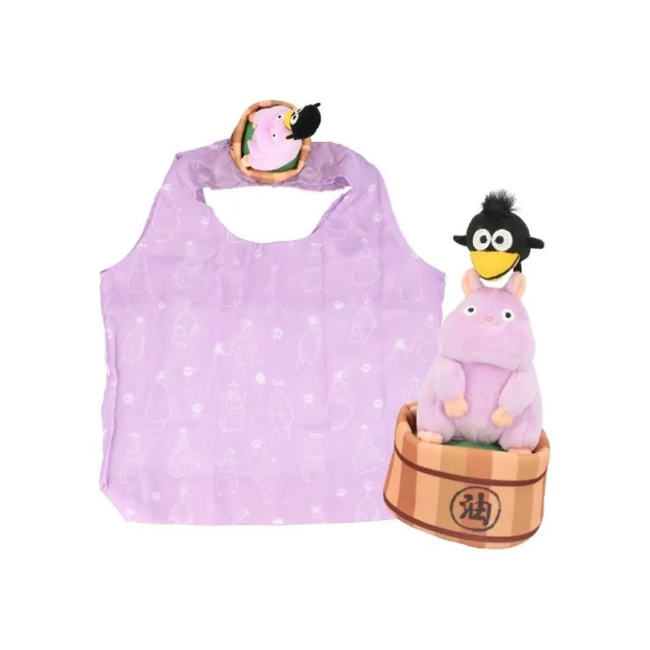 Maison Ghibli Foldable Eco Bag Boh & Boh Mouse & Fly Bird - Spirited Away