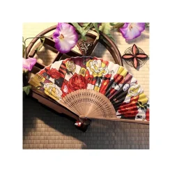 Maison Ghibli Folding Fan Unabara Flowers - Spirited Away Best