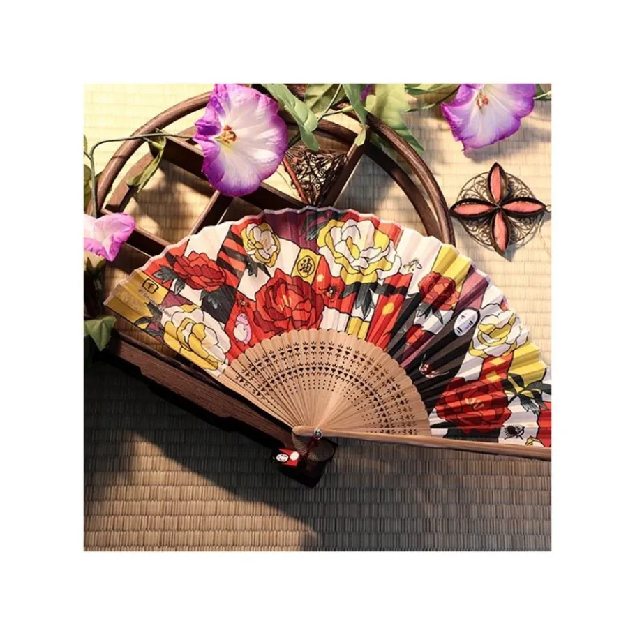 Maison Ghibli Folding Fan Unabara Flowers - Spirited Away Best