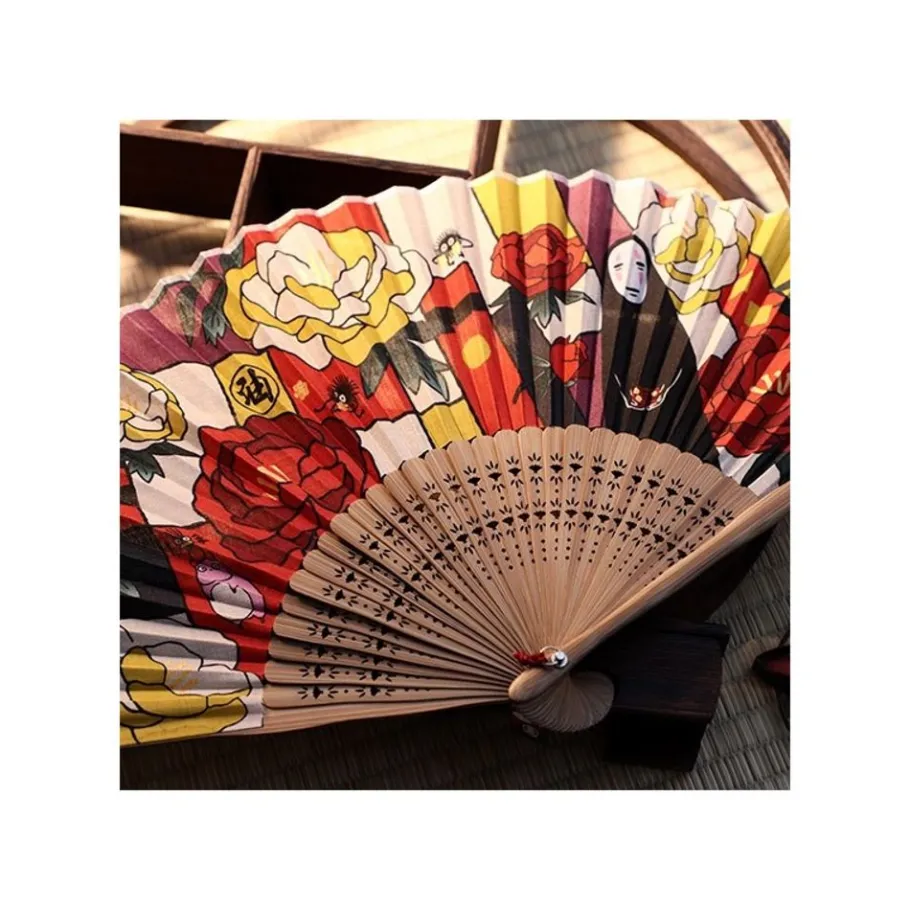 Maison Ghibli Folding Fan Unabara Flowers - Spirited Away Best