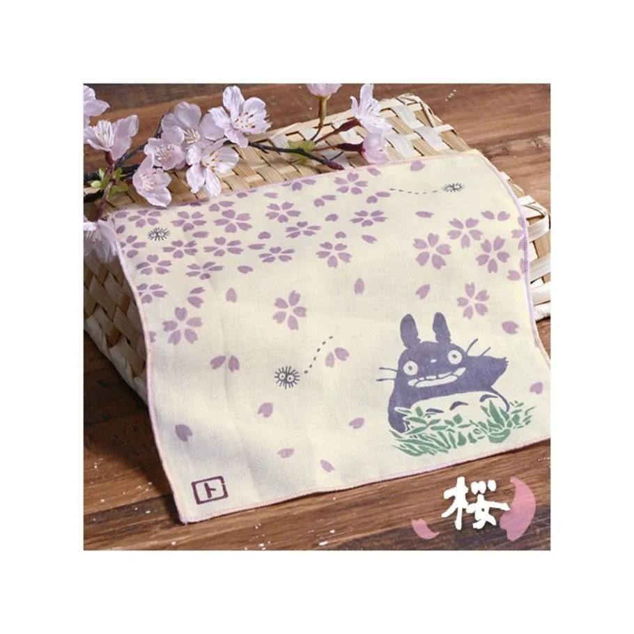 Maison Ghibli Gauze Handkerchief Cherry Blossom - My Neighbour Totoro Online