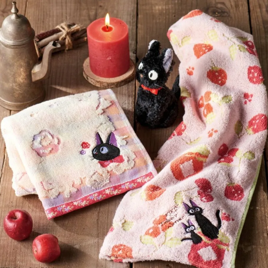 Maison Ghibli Gift Box 3 Towels Jiji Red Fruit Jams - Kiki'S Delivery Service New