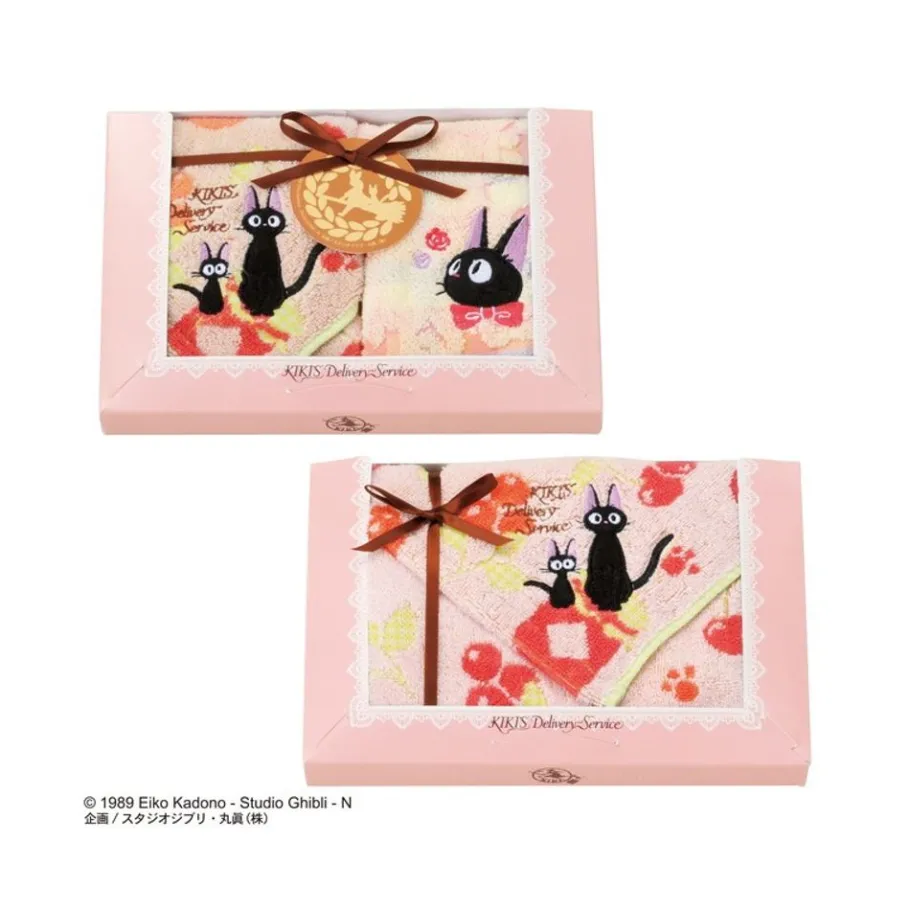 Maison Ghibli Gift Box 3 Towels Jiji Red Fruit Jams - Kiki'S Delivery Service New