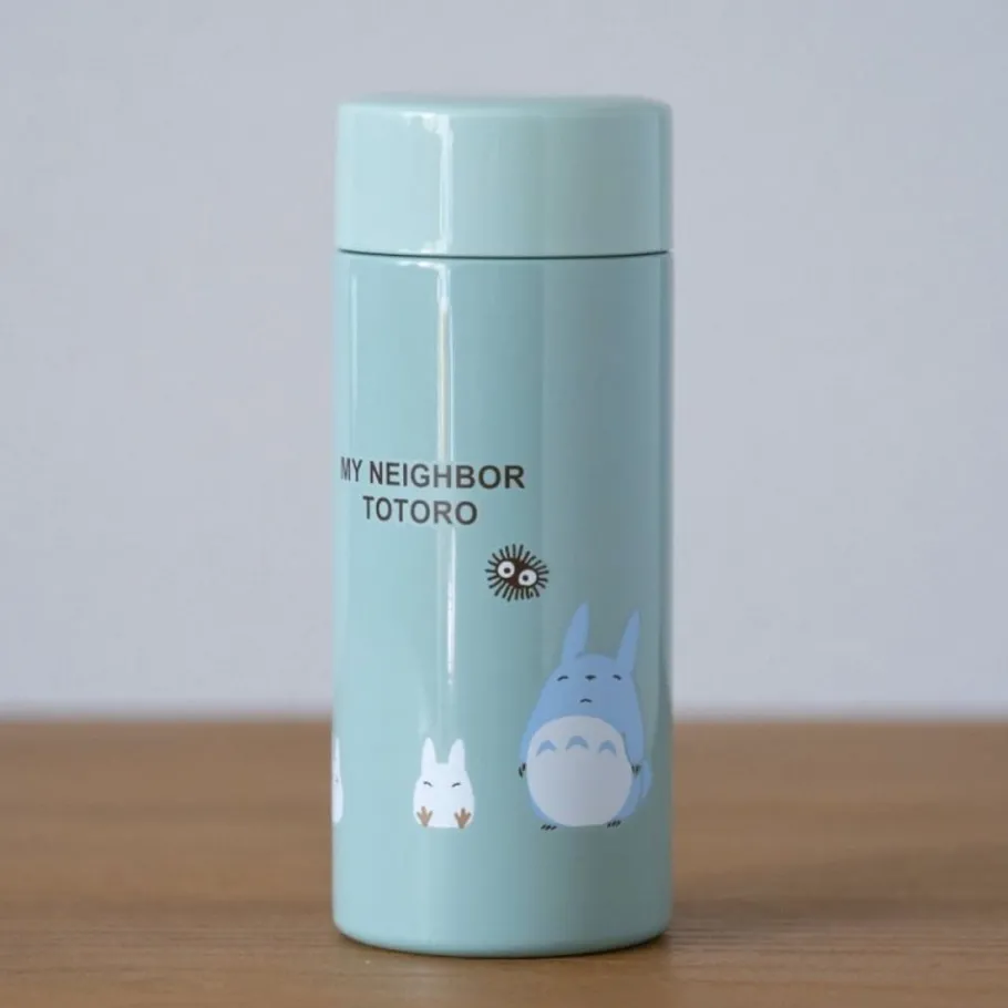 Maison Ghibli Green Thermos Bottle 250Ml Grimaces - My Neighbor Totoro Clearance