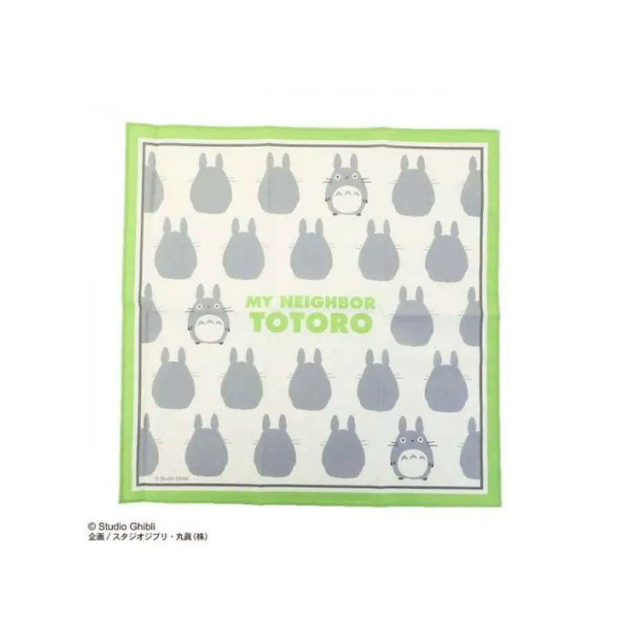 Maison Ghibli Handkerchief Big Totoro Silhouette 43 X 43 Cm - My Neighbor Totoro Outlet