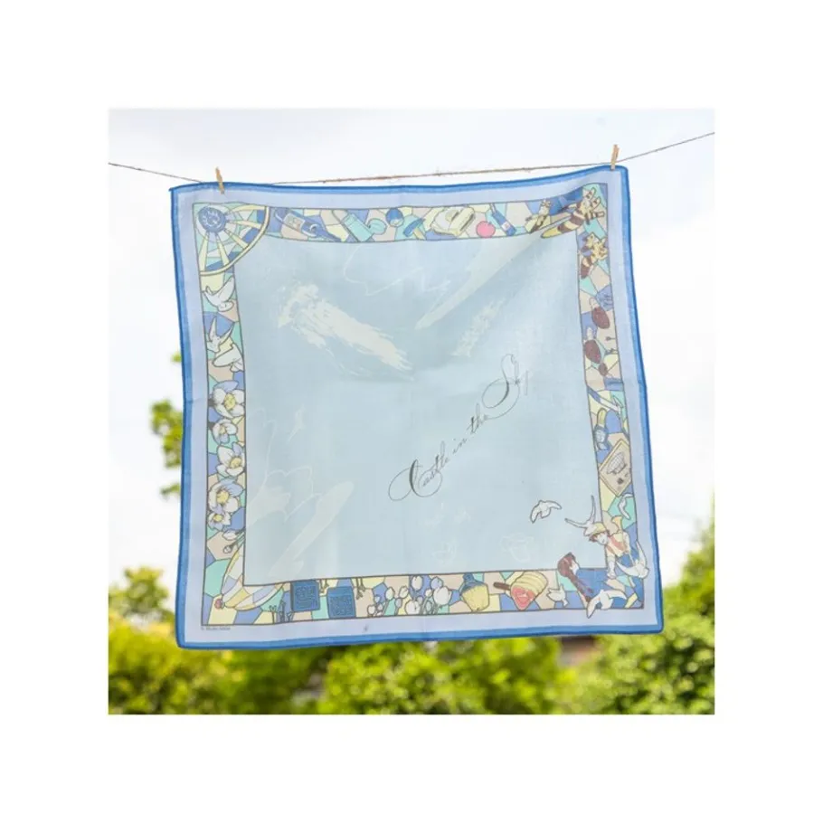 Maison Ghibli Handkerchiefs Blue Wind Path - Castle In The Sky Outlet