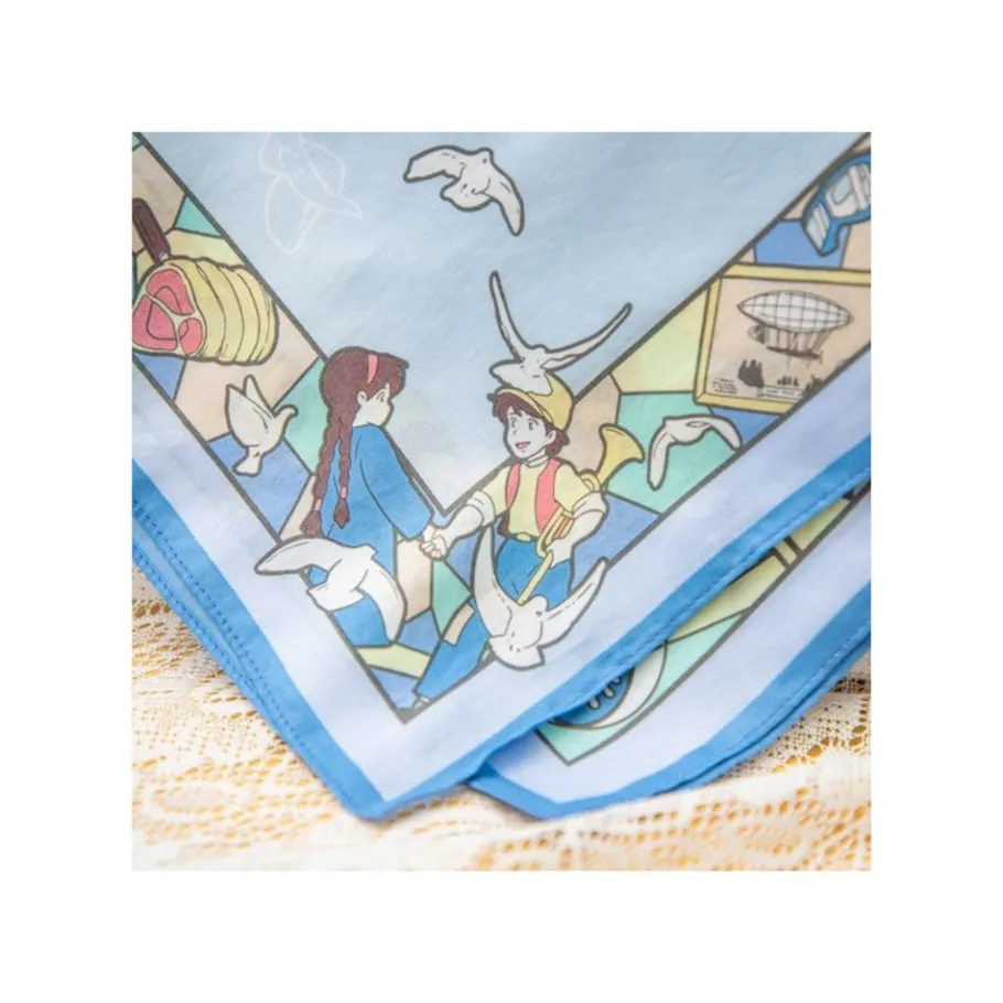 Maison Ghibli Handkerchiefs Blue Wind Path - Castle In The Sky Outlet