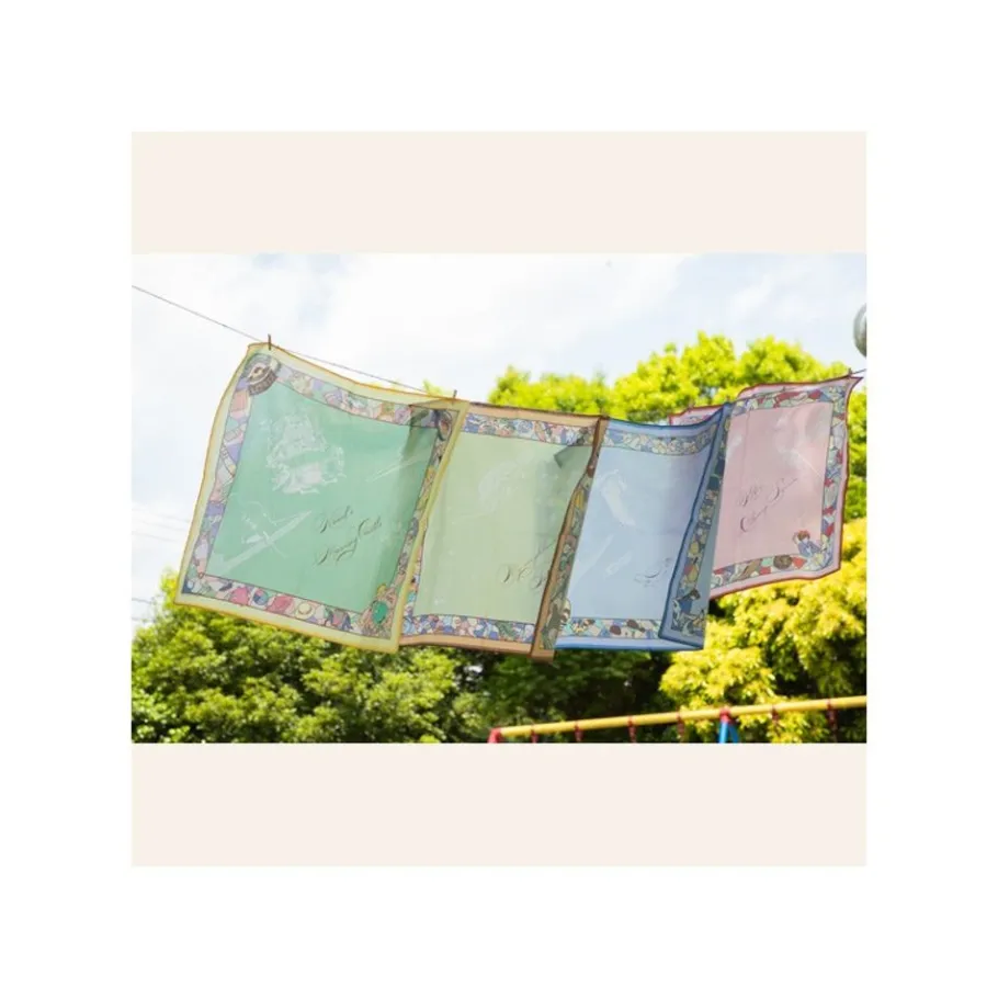 Maison Ghibli Handkerchiefs Blue Wind Path - Castle In The Sky Outlet