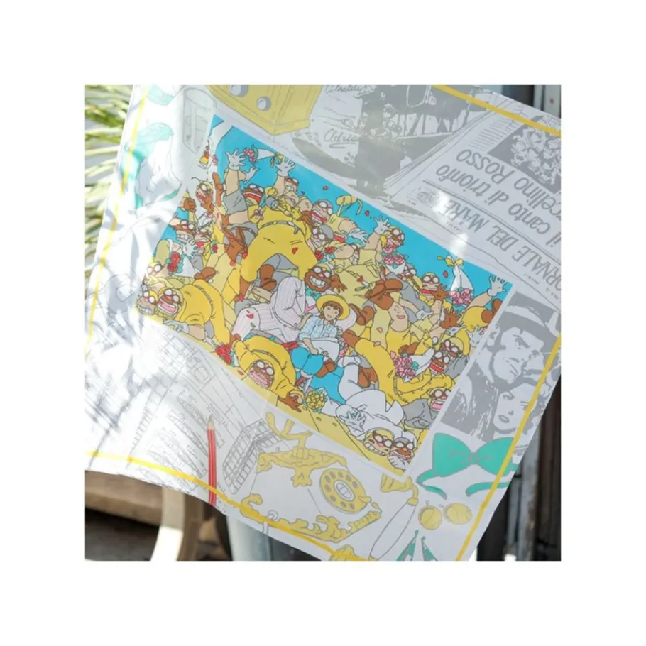 Maison Ghibli Handkerchief Souvenir Photo 53X53Cm - Porco Rosso