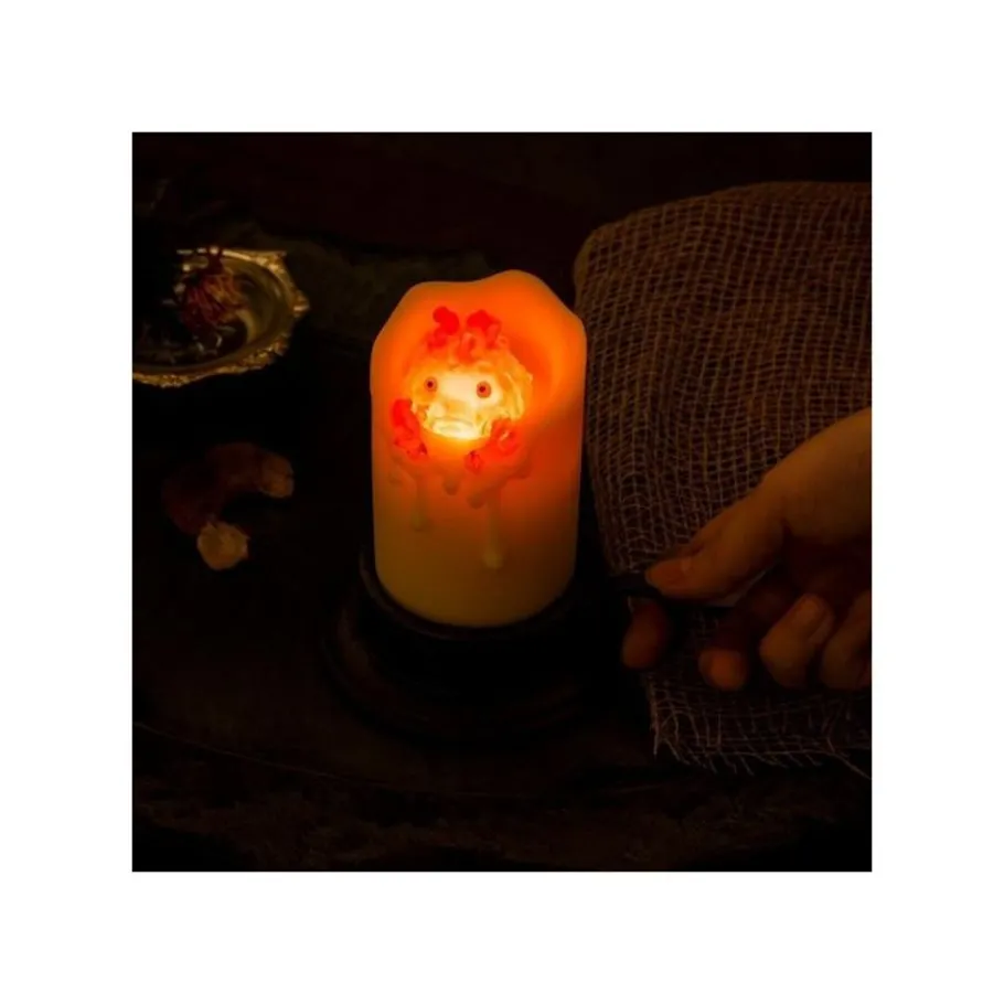 Maison Ghibli Illuminated Calcifer & Candle Statue - Howl'S Moving Castle Sale