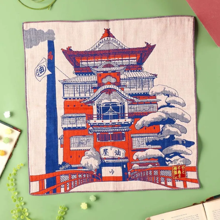 Maison Ghibli Imabari Handkerchief Arubaya'S Palace 40X40 Cm - Spirited Away