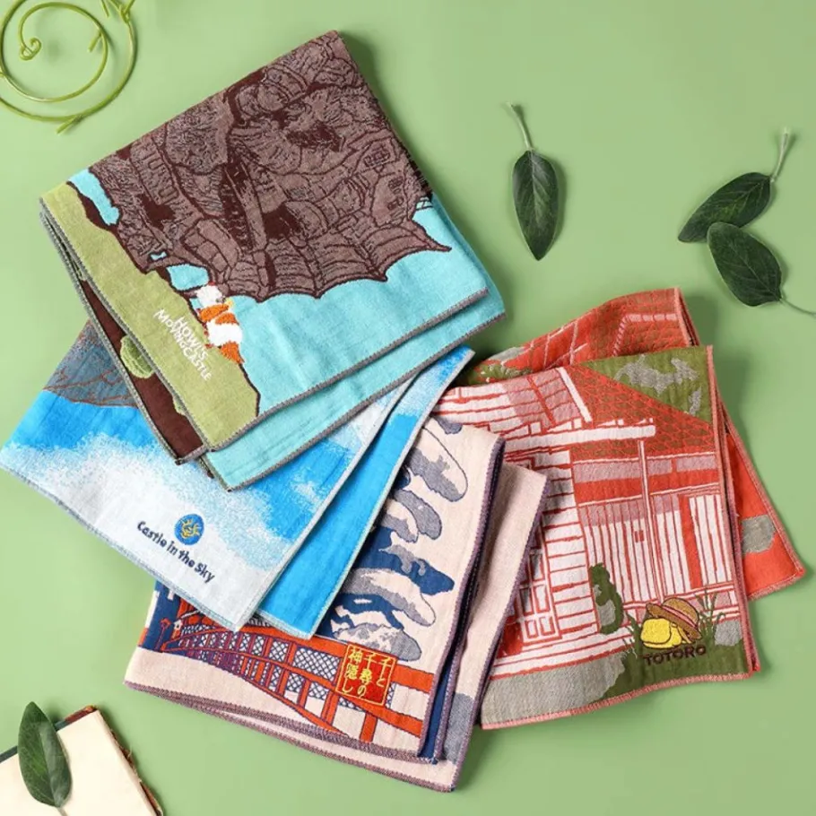 Maison Ghibli Imabari Handkerchief Arubaya'S Palace 40X40 Cm - Spirited Away