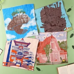 Maison Ghibli Imabari Handkerchief Arubaya'S Palace 40X40 Cm - Spirited Away